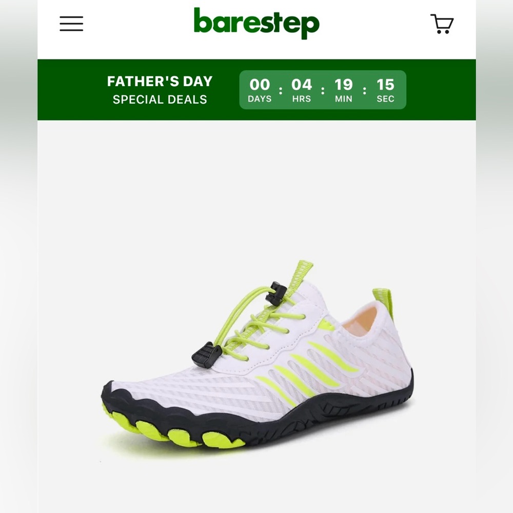 BRAND NEW Barestep lightweight Water Shoes with Quick-Lace Technology